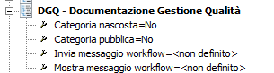 QW00 - Console di amministrazione, Impostazioni categorie generali